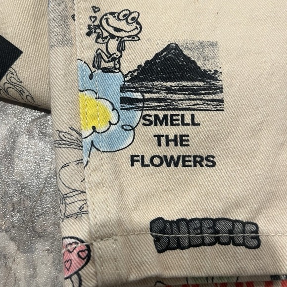 Urban Outfitters M/SF/T Misfit Mad Minds Cream Pant Size 28 Unisex Skater Pant - Picture 5 of 8